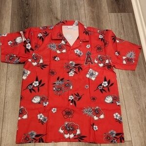 Angel's Hawaiian Button Up Shirt